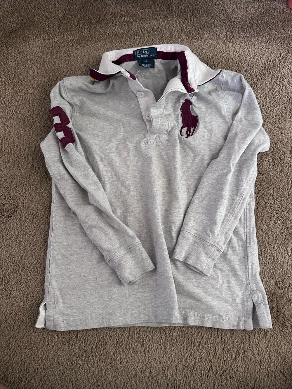Boys Polo By Ralph Lauren Longsleeve